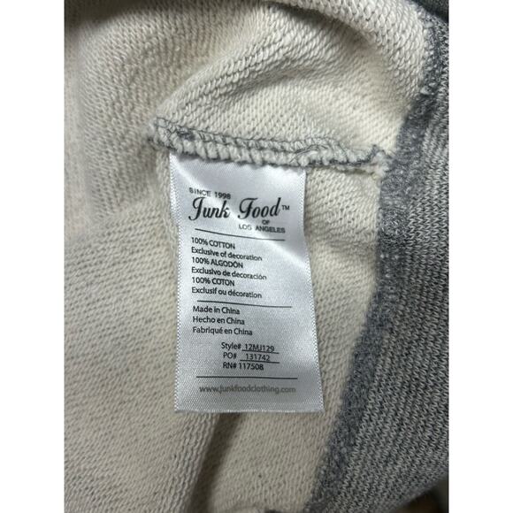 New‎ Orleans Saints NFL Junk Food Formation Fleece Grey Sweatshirt Men’s XL - Picture 6 of 7